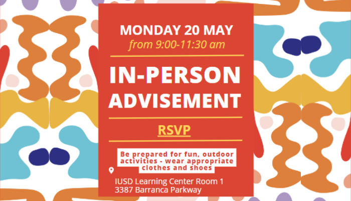 IVA In-Person 5/20 - RSVP Needed