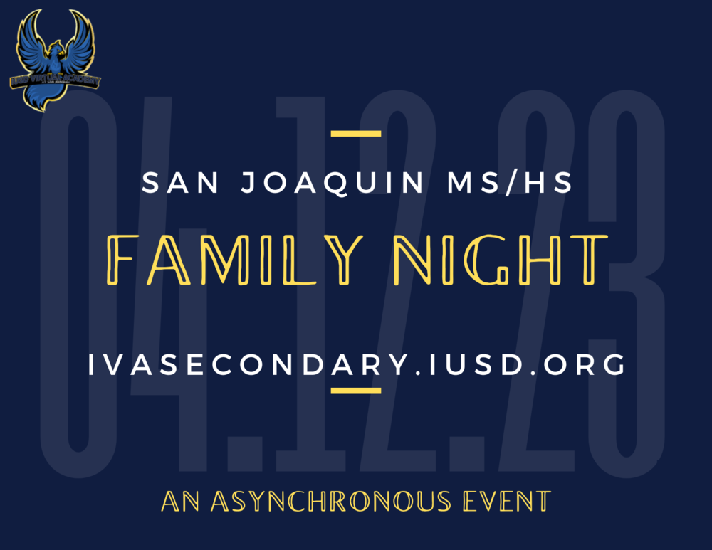 Family Night Flyer