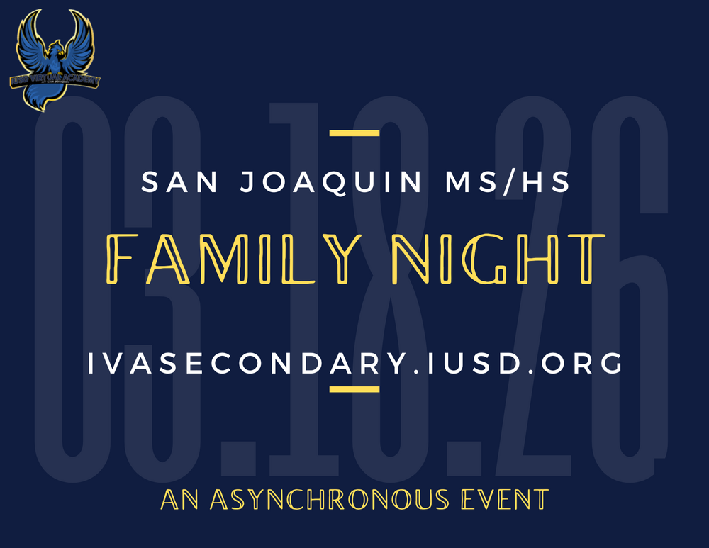 Flyer for Parent Night