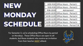 Monday Schedule Flyer