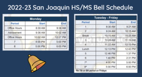 SJHS Bell Schedule