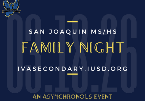 Flyer for Parent Night